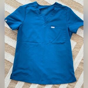 Figs SMALL Catarina top in Alps Blue